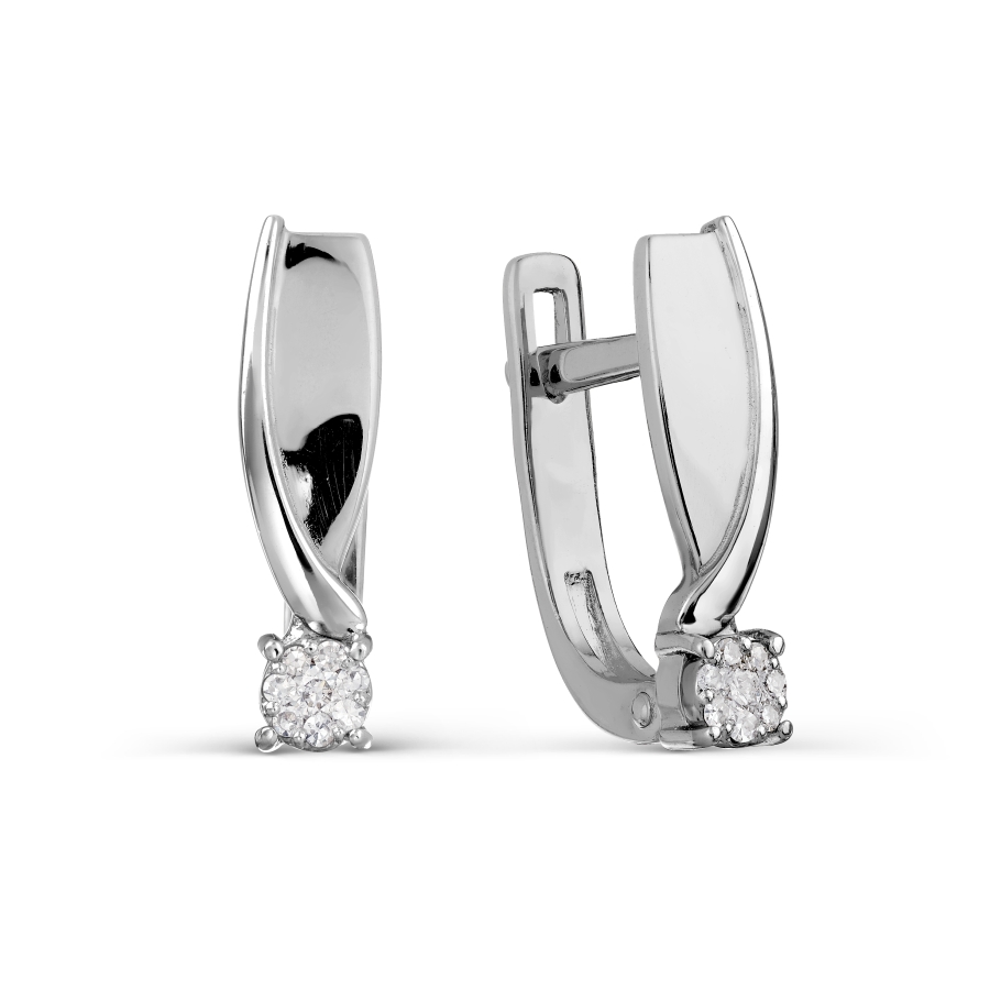 

Серьги с бриллиантами Линии Любви