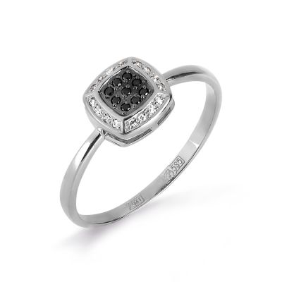 

Кольцо с бриллиантами и Swarovski Zirconia Линии Любви, Кольцо Т301017138-01