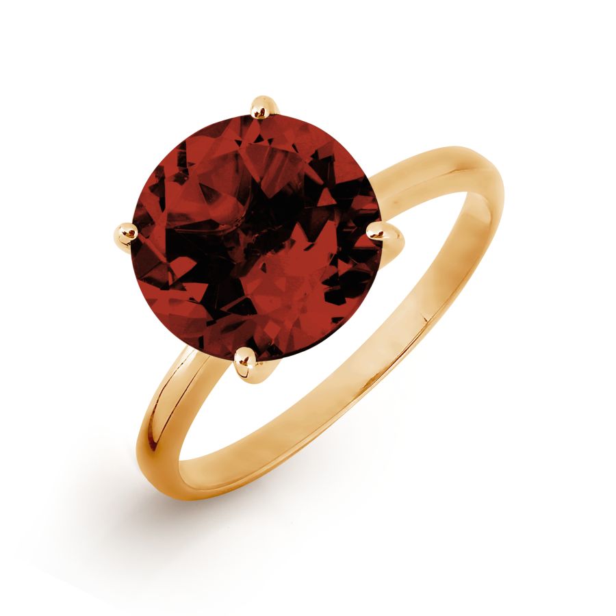 

Кольцо с гранатом Линии Любви