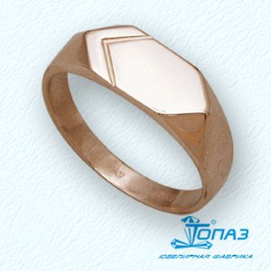 

Кольцо из красного золота Линии Любви, Кольцо 100011141