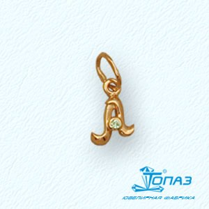 

Подвеска с фианитом Линии Любви, Подвески и кулоны Т10203112-А