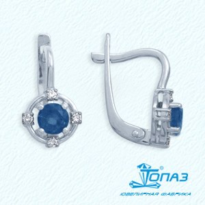 

Серьги с изумрудами и бриллиантами Линии Любви, Серьги Т301022157