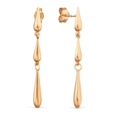 

Серьги из красного золота Линии Любви, Серьги Т10002В041