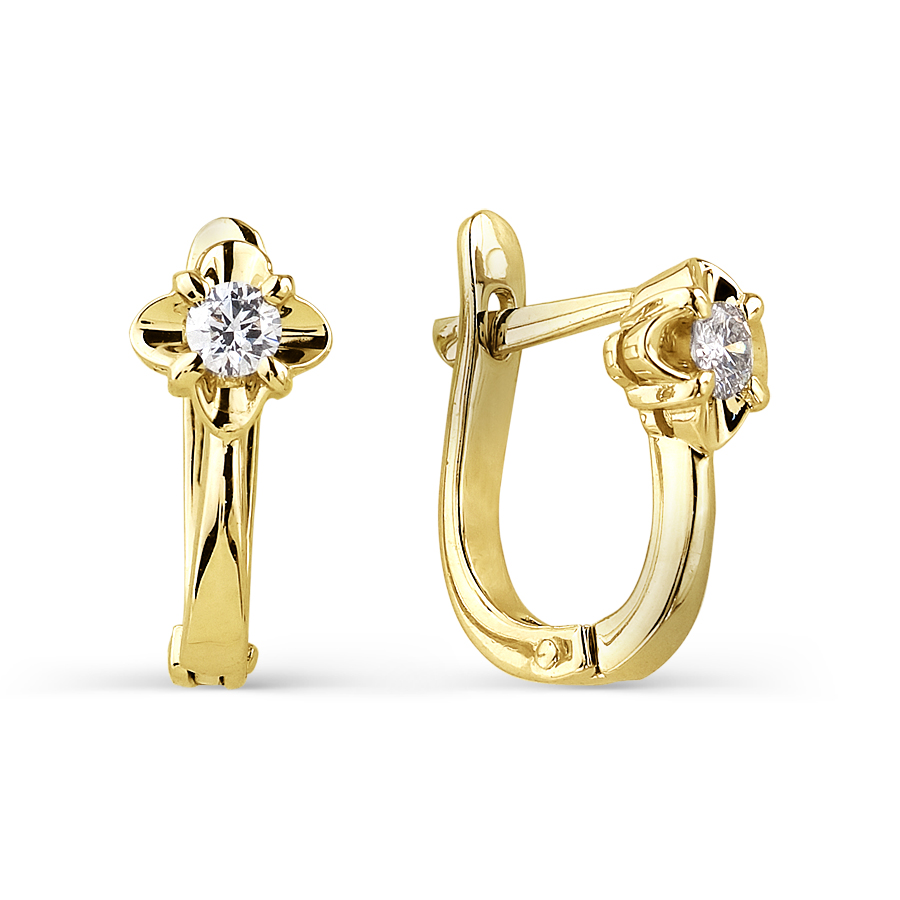 

Серьги с бриллиантами Линии Любви