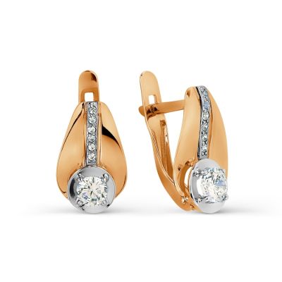 

Серьги с фианитами Линии Любви, Серьги Т147027426