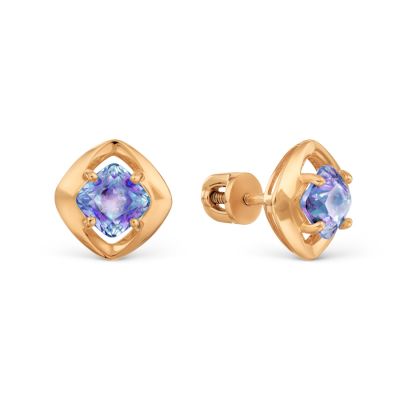 

Серьги с фианитами Premium Линии Любви, Серьги Т10202Б194