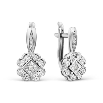 

Серьги с бриллиантами Линии Любви, Серьги Т30562Б138