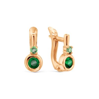 

Серьги с Swarovski Zirconia Линии Любви, Серьги Т10202Б234-01
