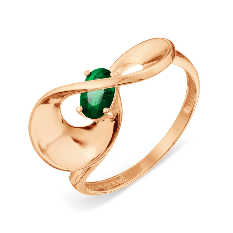 

Кольцо с изумрудом Линии Любви