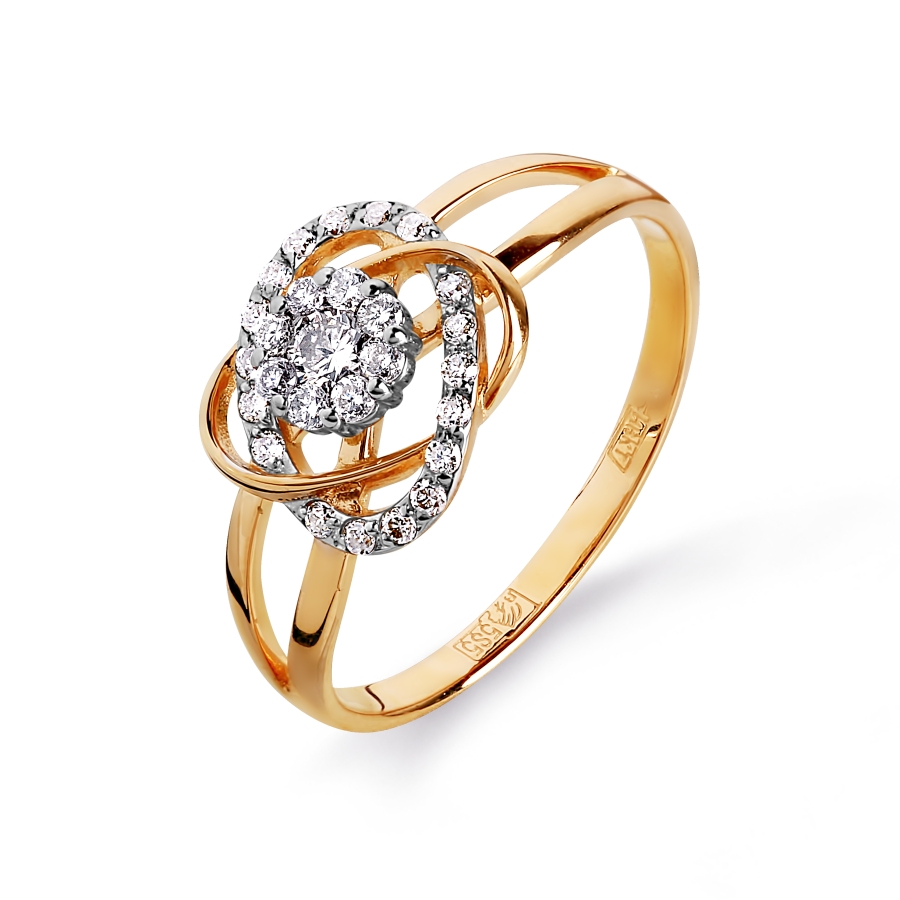 

Кольцо с бриллиантами Линии Любви