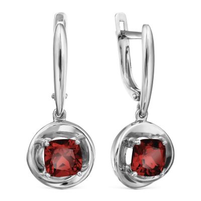 

Серьги с гранатами Линии Любви, Серьги Т30102Б243