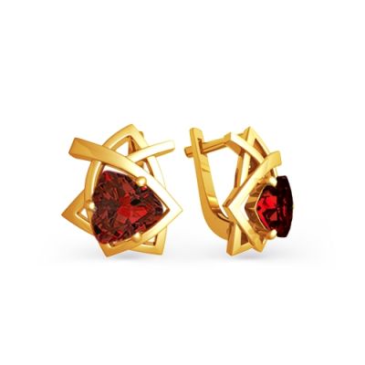 

Серьги с гранатами Линии Любви, Серьги Т991022106