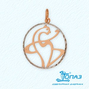 

Подвеска из красного золота Линии Любви, Подвески и кулоны Т140631009