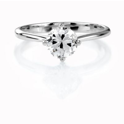 

Кольцо с бриллиантом Линии Любви, Бриллиантовое ателье Т301013257-0,4