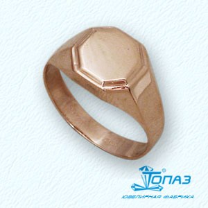

Кольцо из красного золота Линии Любви, Кольцо 100412953