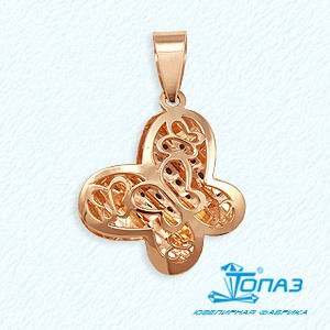 

Подвеска из красного золота Линии Любви, Подвески и кулоны Т110631823