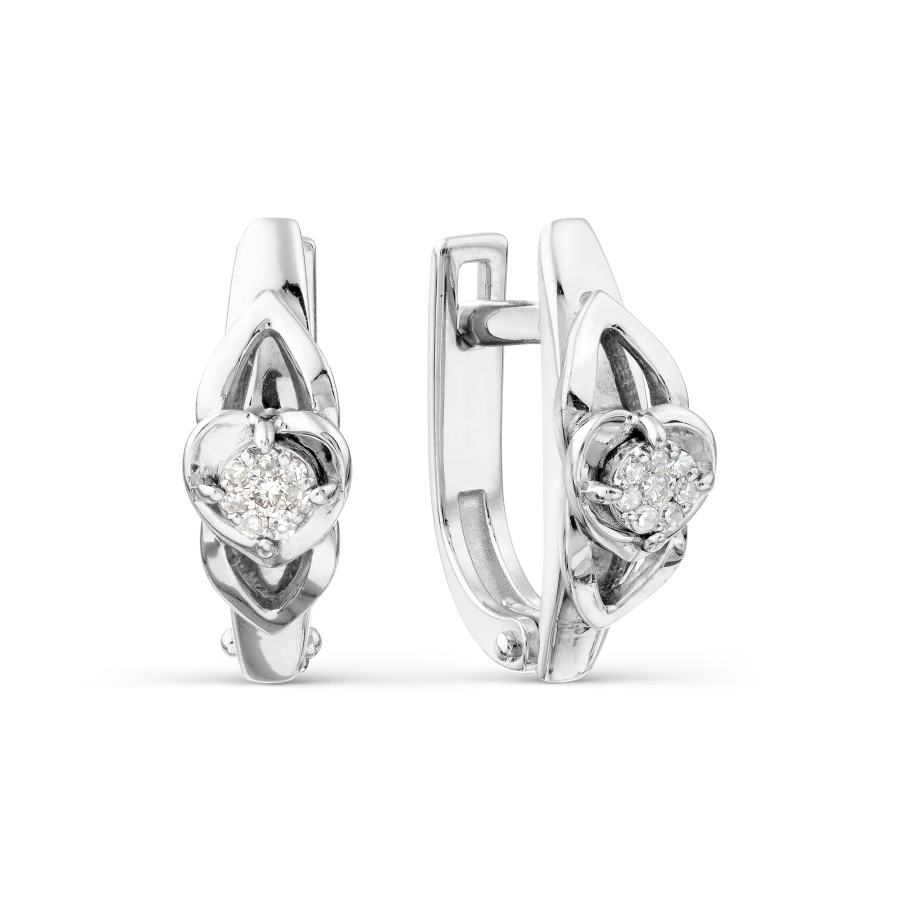 

Серьги с бриллиантами Линии Любви