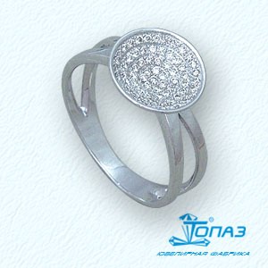 

Кольцо с фианитами Линии Любви, Кольцо Т302011136