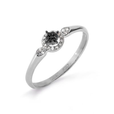 

Кольцо с бриллиантами и Swarovski Zirconia Линии Любви, Кольцо Т331017136-01