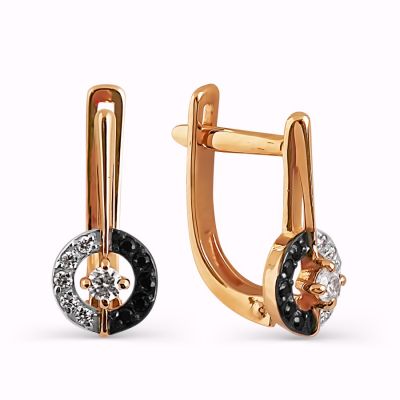 

Серьги с фианитами Линии Любви, Серьги Т142024659