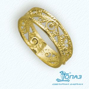 

Кольцо из желтого золота Линии Любви, Кольцо Т90001001