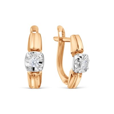 

Серьги с бриллиантами Линии Любви, Серьги Т13102Б213