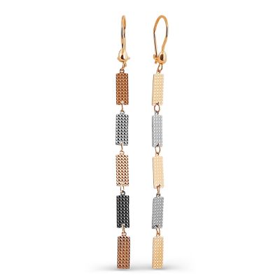 

Серьги из красного золота Линии Любви, Серьги Т100024736