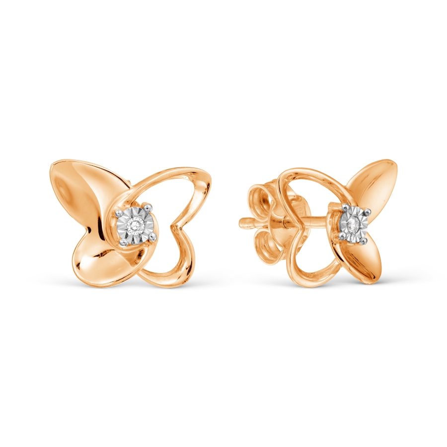 

Серьги с бриллиантами Линии Любви