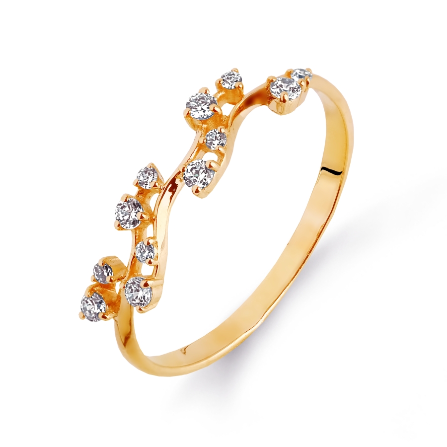 

Кольцо с фианитами Линии Любви, Кольцо Т102014925