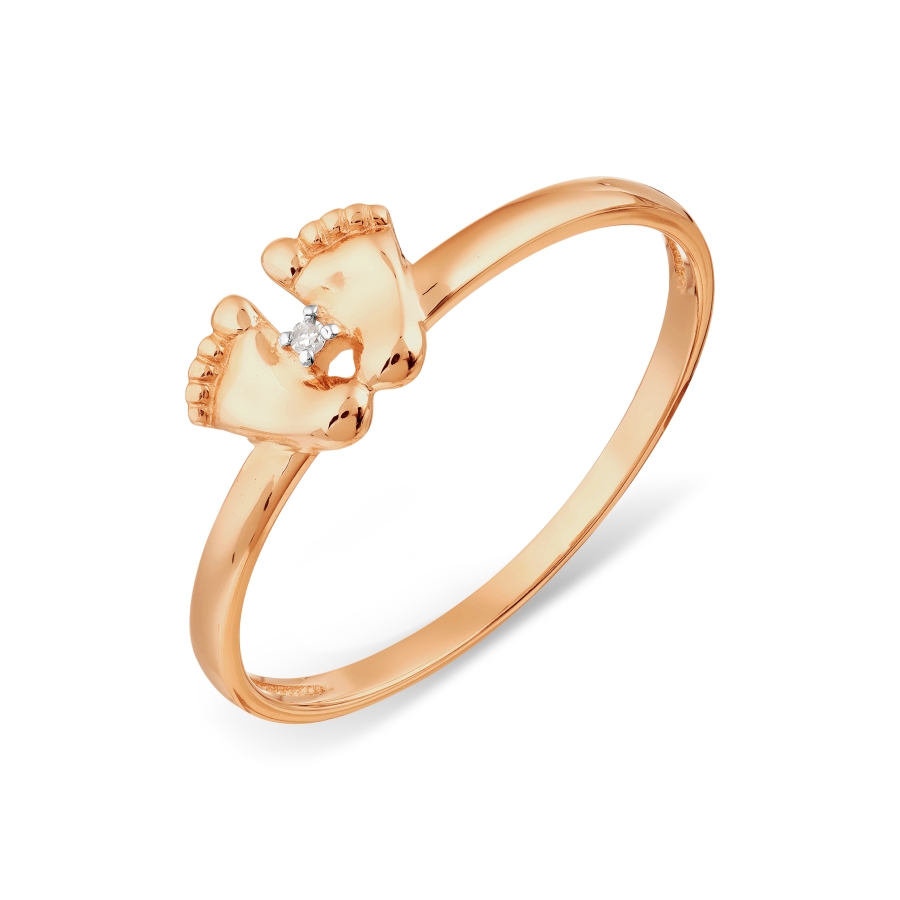 

Кольцо с бриллиантом Линии Любви, Кольцо Т146017895