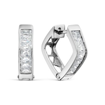 

Серьги с Swarovski Zirconia Линии Любви, Серьги Т302028318