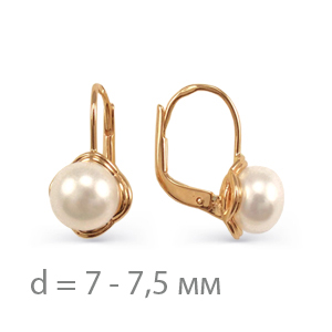 

Серьги с жемчугом Линии Любви, Серьги Т108023279