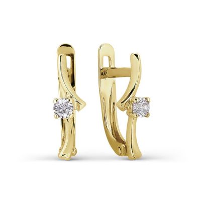 

Серьги с фианитами Линии Любви, Серьги Т907027394
