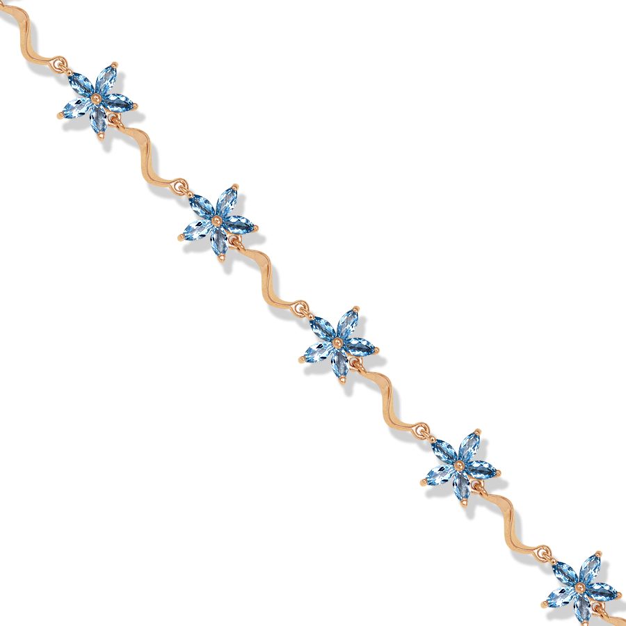 

Браслет с топазами Линии Любви, Браслет Т10110261