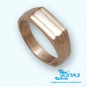 

Кольцо из красного золота Линии Любви, Кольцо 100048563