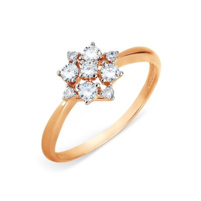 

Кольцо с Swarovski Zirconia Линии Любви, Кольцо Т147017030