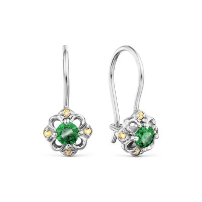 

Серьги с фианитами Premium Линии Любви, Серьги Т30202Б228-02