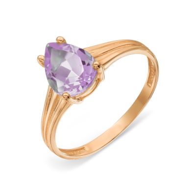 

Кольцо с аметистом Линии Любви, Кольцо Т10101А804