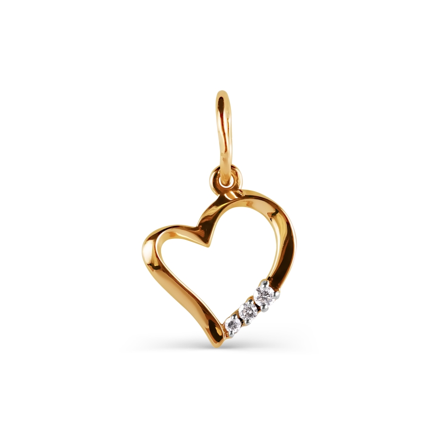 

Подвеска с бриллиантами Линии Любви, Подвески и кулоны Т141033480