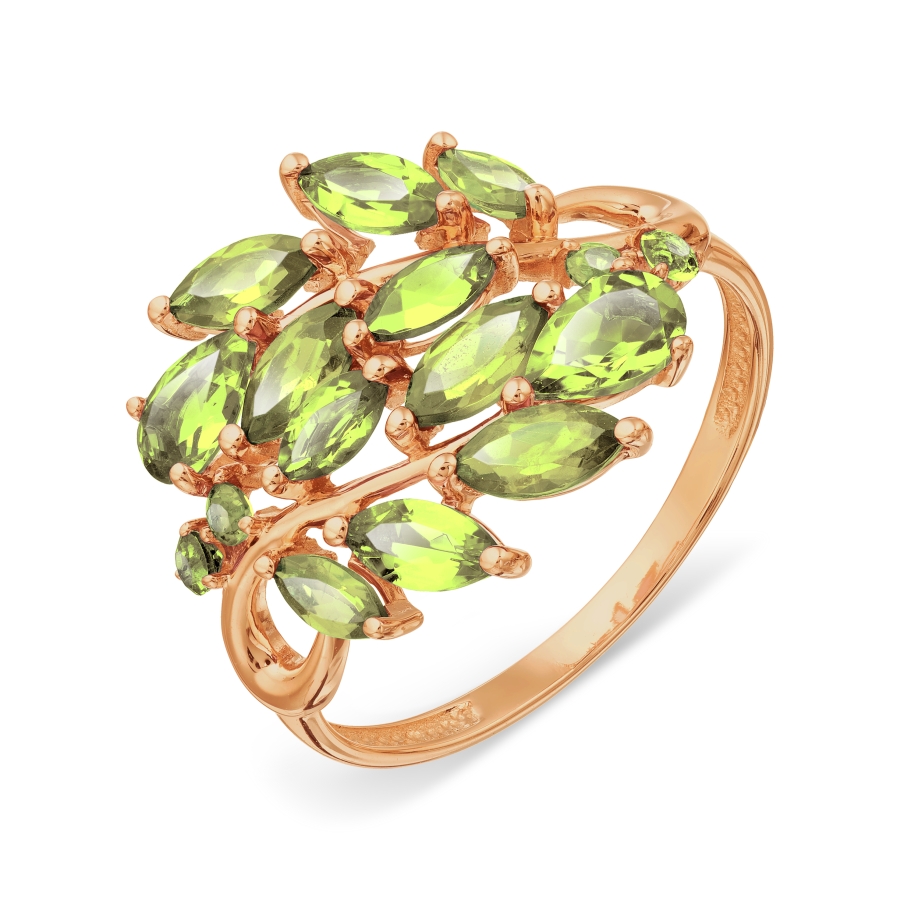 

Кольцо с хризолитами Линии Любви, Кольцо Т101018153