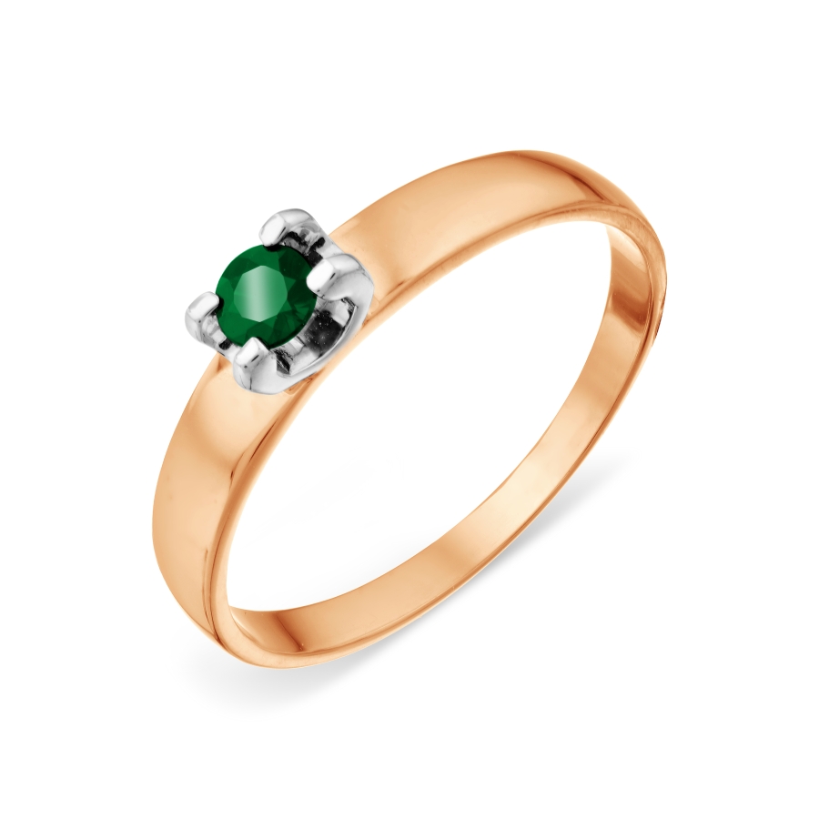 

Кольцо с изумрудом Линии Любви