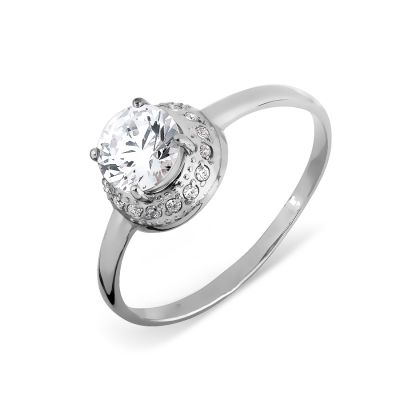 

Кольцо с Swarovski Zirconia Линии Любви, Кольцо Т307015929