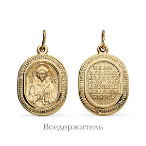 

Иконка из красного золота Линии Любви, Иконки Т100031571