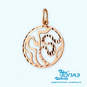 

Подвеска из красного золота Линии Любви, Подвески и кулоны Т10063982