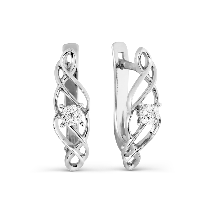 

Серьги с бриллиантами Линии Любви