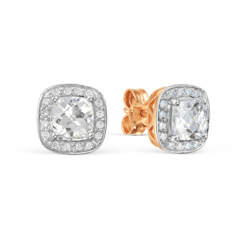 

Серьги с Swarovski Zirconia Линии Любви, Серьги Т142027933