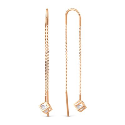 

Серьги с Swarovski Zirconia Линии Любви, Серьги Т107028573-1