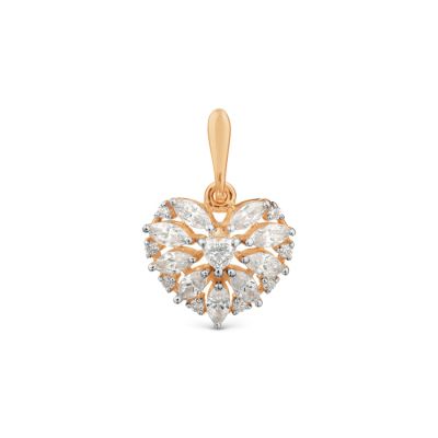 

Подвеска с Swarovski Zirconia Линии Любви, Подвески и кулоны Т142035050
