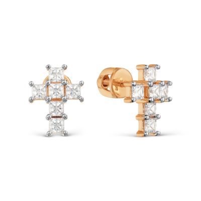 

Серьги с Swarovski Zirconia Линии Любви, Серьги Т142029280