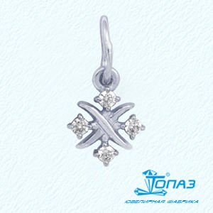 

Подвеска с фианитами Линии Любви, Подвески и кулоны Т302031621